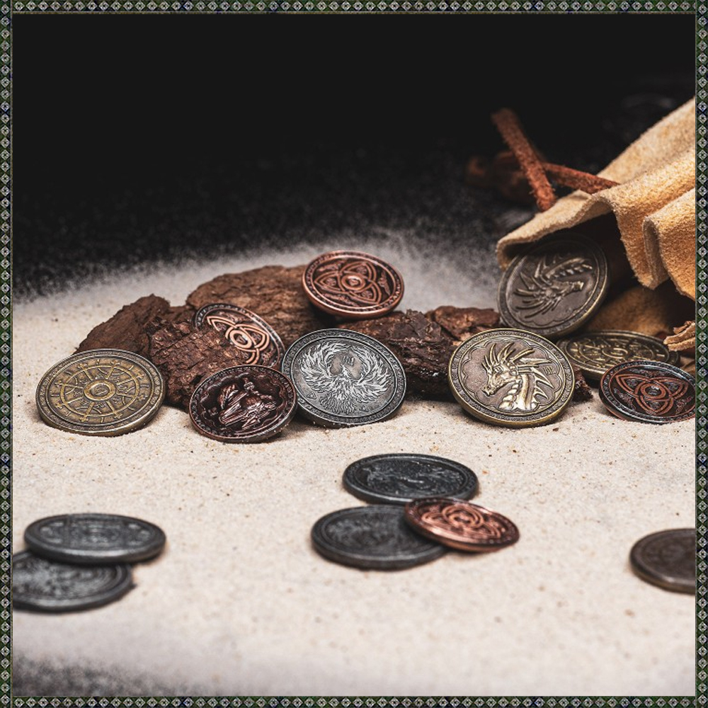 LARP-Magiermünzen, 10er Pack