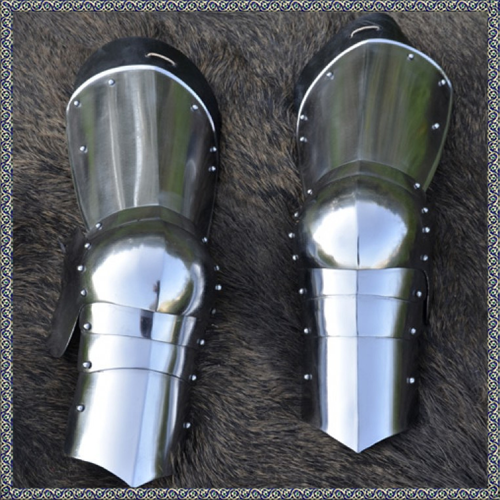 Spätmittelalter-Beinzeug, 1,2 mm Stahl
